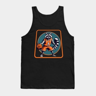 Raccoon basketball player Tank Top